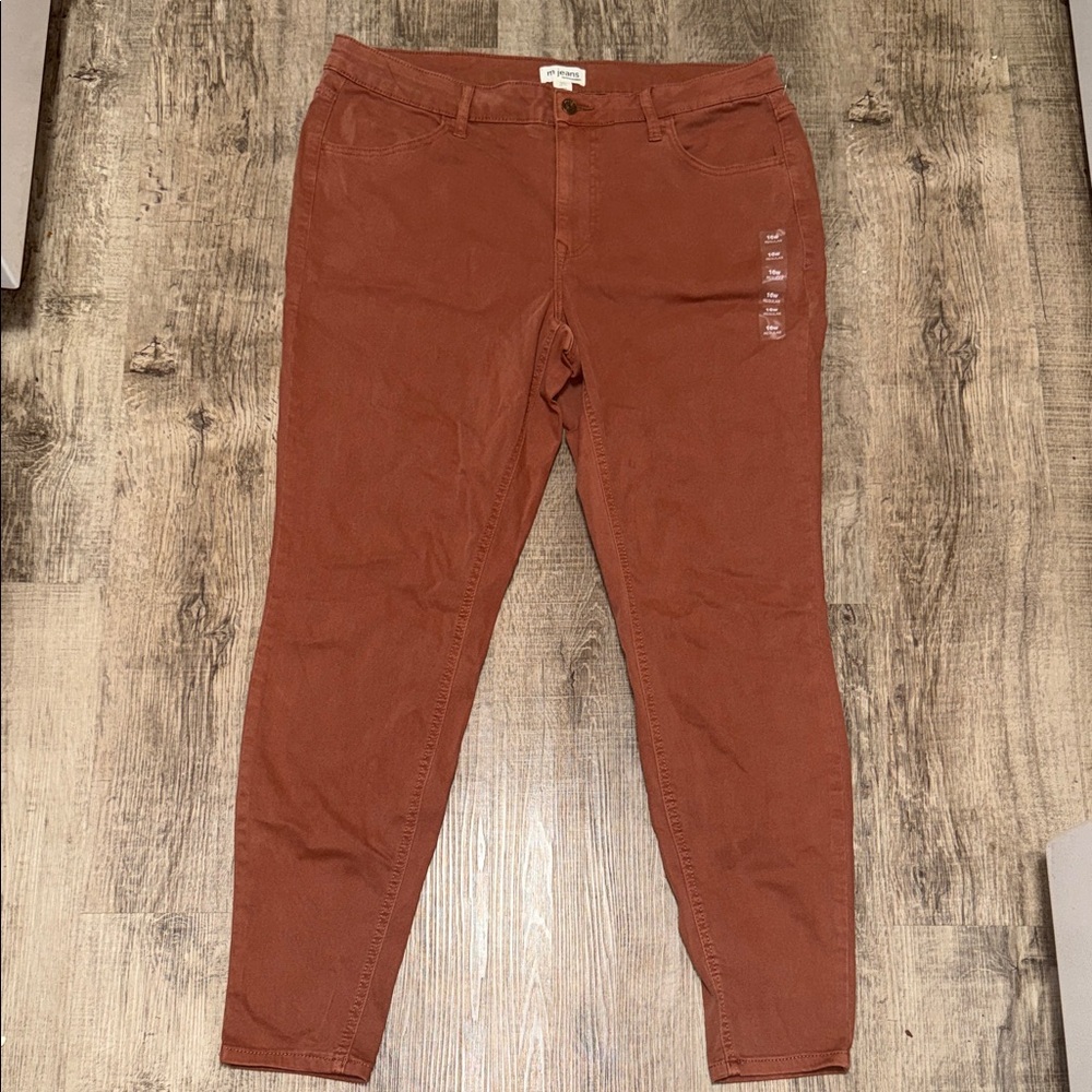Women's Rust Skinny Jeans